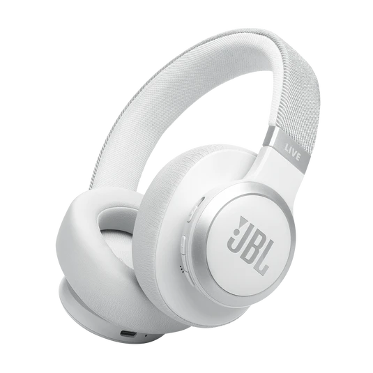 JBL LIVE770NC WIRELESS HEADPHONES WHITE - Qulaqlıq (Ağ)