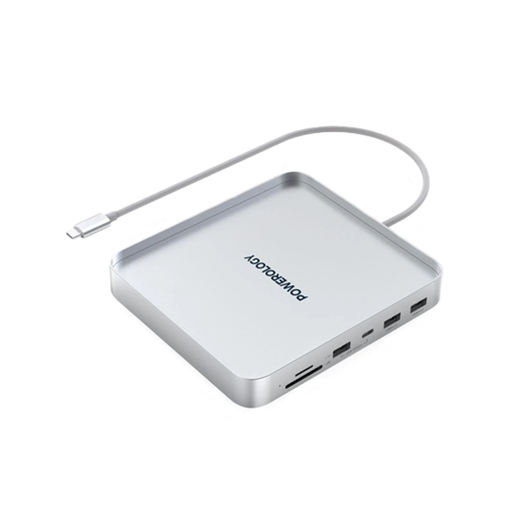 Powerology iMAc 24 Inch USB-c Dock With SSD Enclosure Gray
