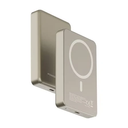 Powerology 10000 mAh 20W PD & 15W Magsafe Powerbank - Titanium White PP034 (Təbii Titan)