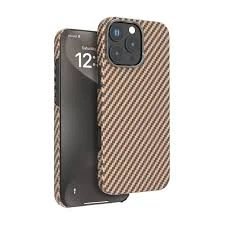 Levelo Sergei 1500D Aramid Fiber Case For iPhone 16 Pro Max - Desert Rose